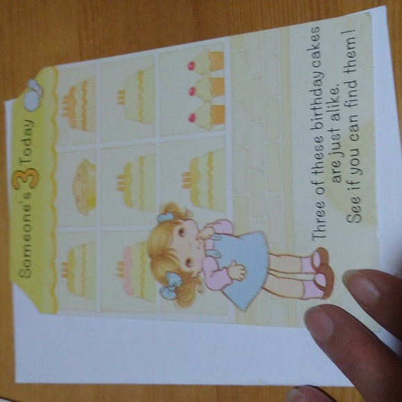 Birthday cards 3 little kids vintage birthday cards new - Picture 2 of 9